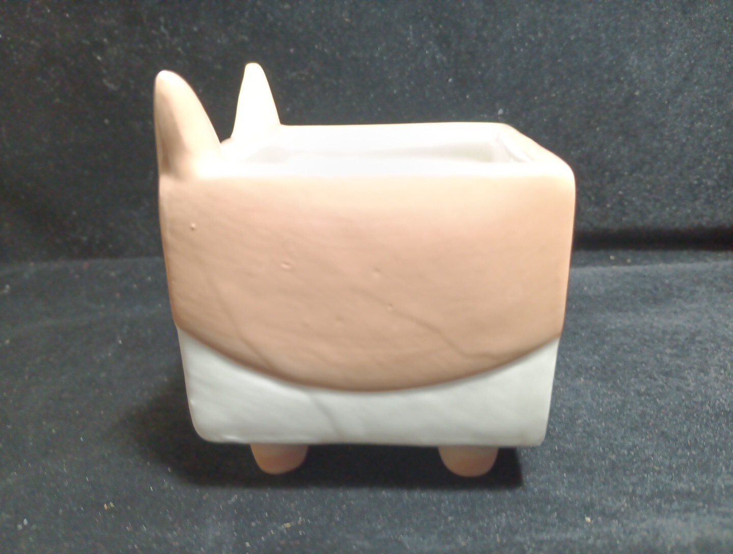 Corgi Decorative Cube Dog Planter Ceramic Flower Pot 4″H 3″W 3.5″L