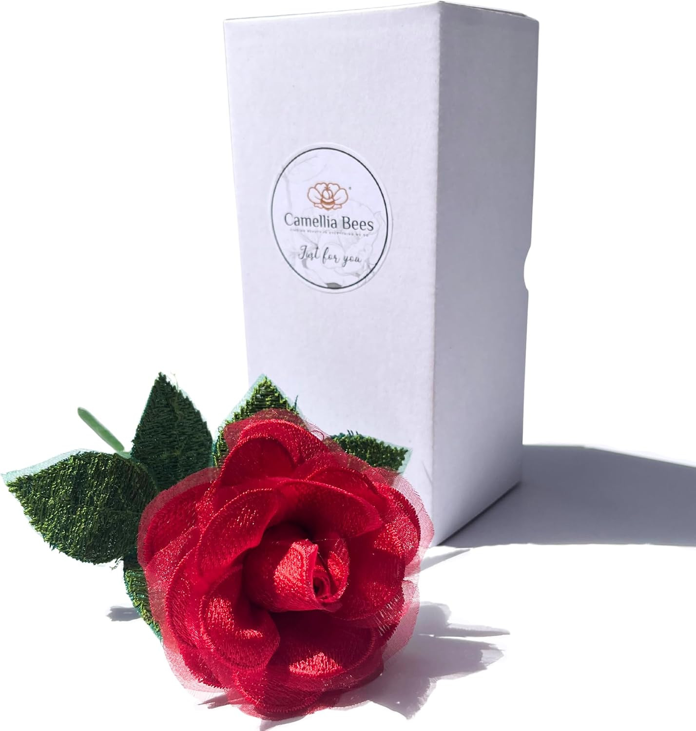 Lace Anniversary Rose Gift for Her Him -Handmade Wedding Anniversary Flower for