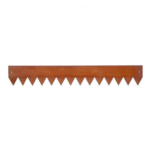 Corten Steel Landscape Edging, 6-Pack 40 x 6 Inch Metal Edging for Landscaping w