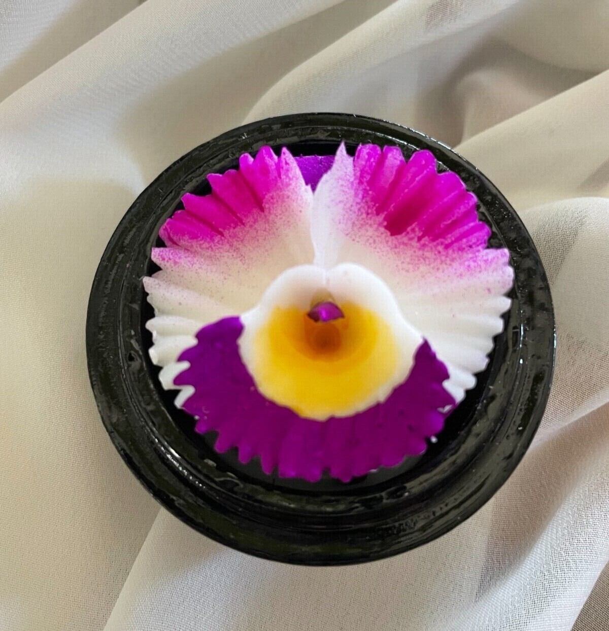 🌹Colorful Orchid- Hand Carved Display Soap 3″ Perfect gift, 100% Handmade🌹