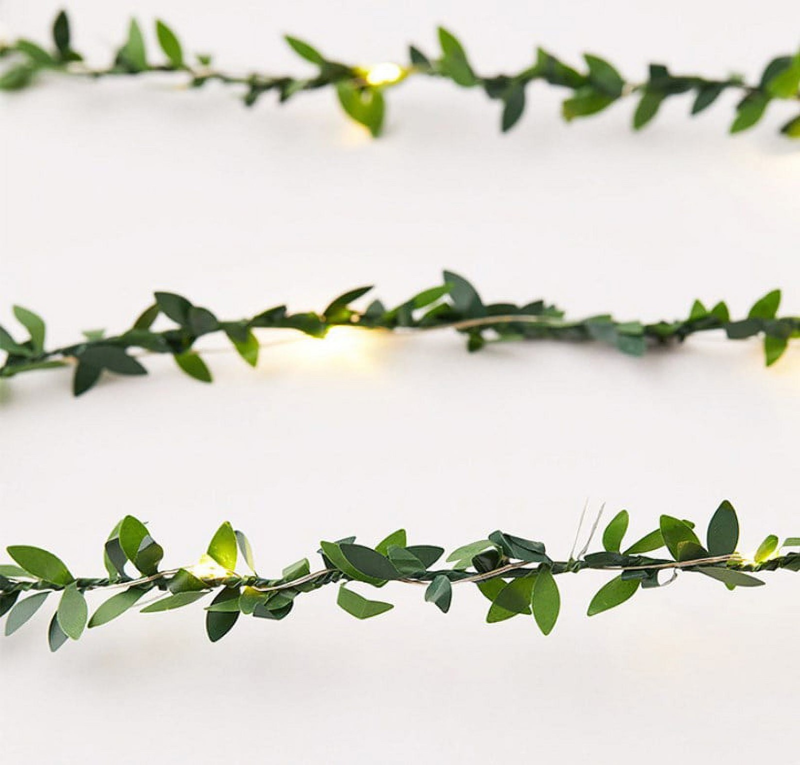 LED Artificial Leave Garland Vine Leaf Wreath Lights for Wedding Christmas Decor