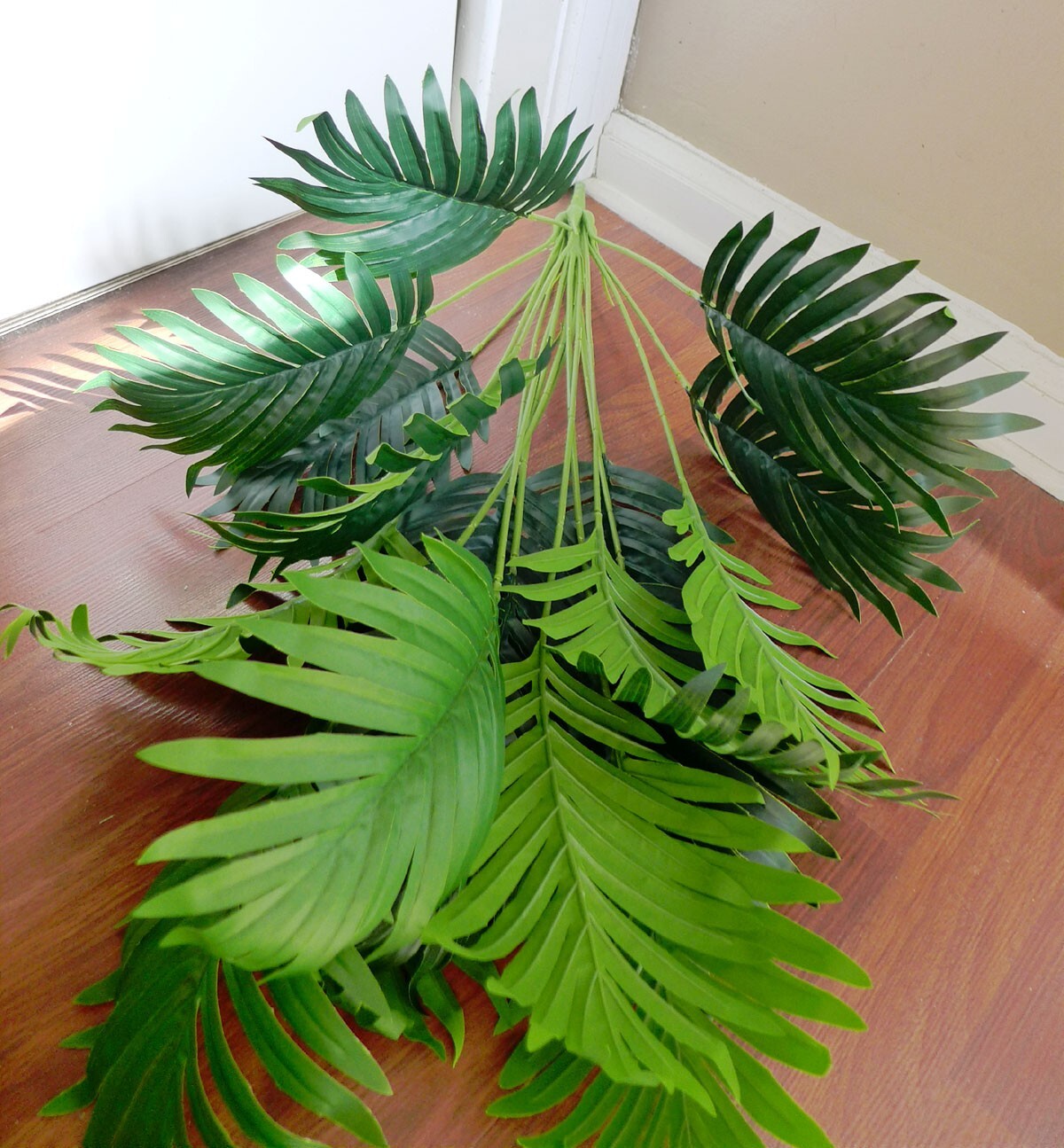 26″ Height Artificial Plant Green Tree Grass Lifelike Leaf Palm Bush (#118)