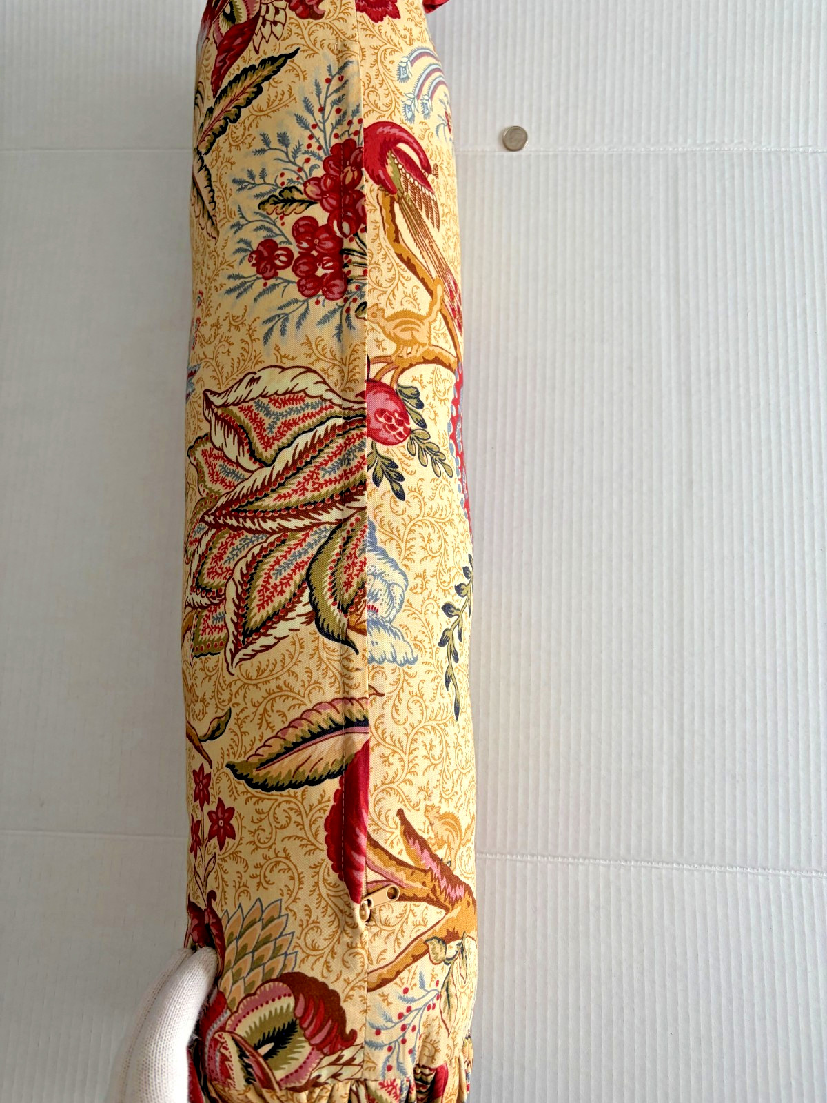 Rose Tree Home Paisley Neck Roll Pillow Round Bolster Cotton Decorative Accent