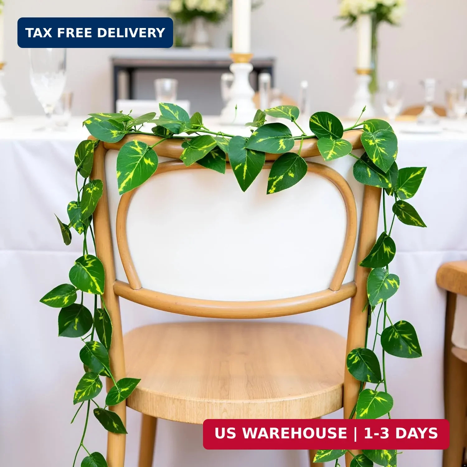 270 Feet 36 Pack Fake Greenery Hanging Garland, Artificial Ivy Leaf Plants, Vine