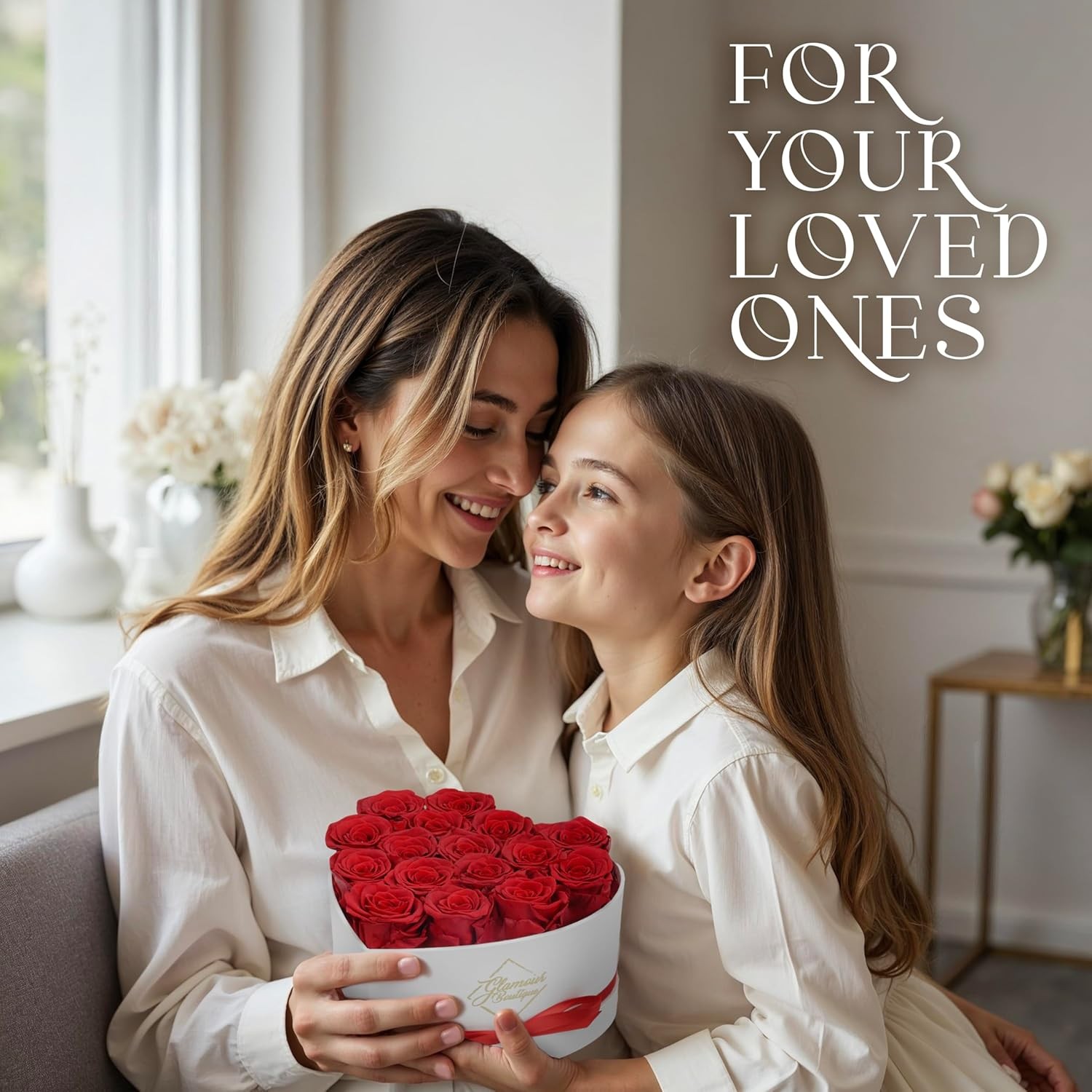 Boxed Preserved Roses – A Gift for Her, Your Wife, or Mother Red – 16 Pieces