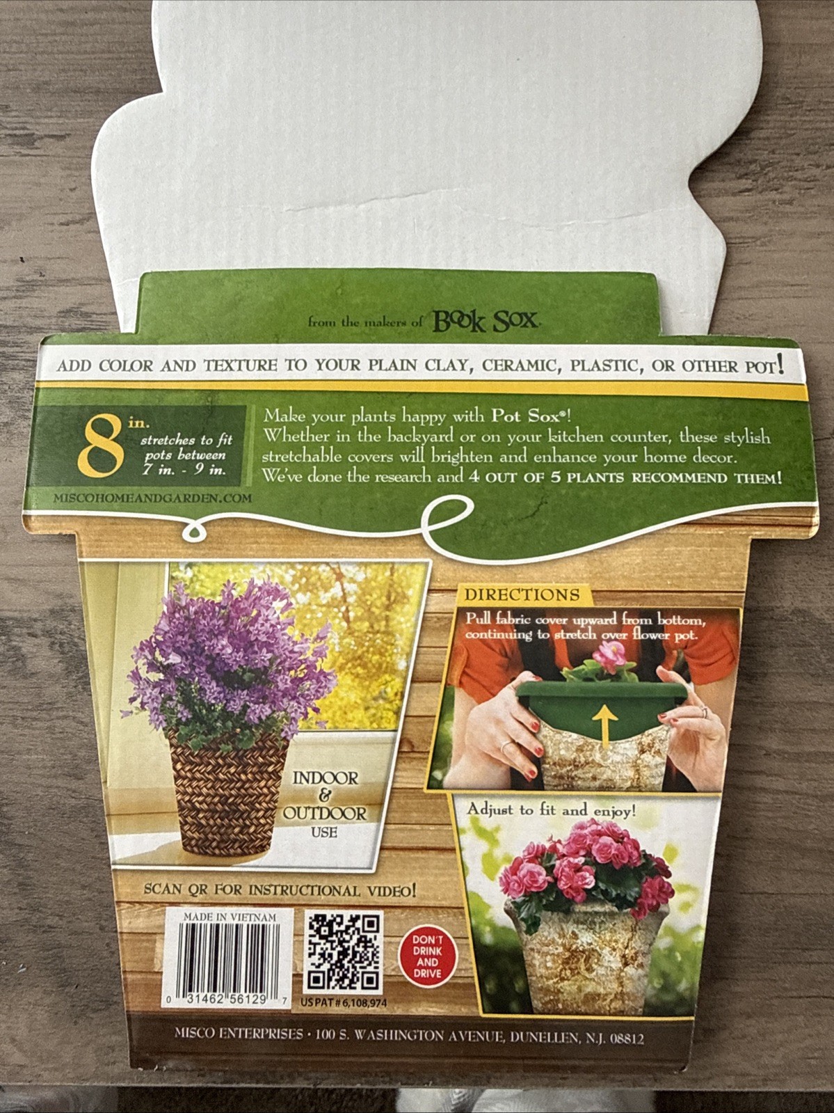 3 Pot Socks 8”,6”, And 4” Pot Sizes. Makes Your Plants Happy!
