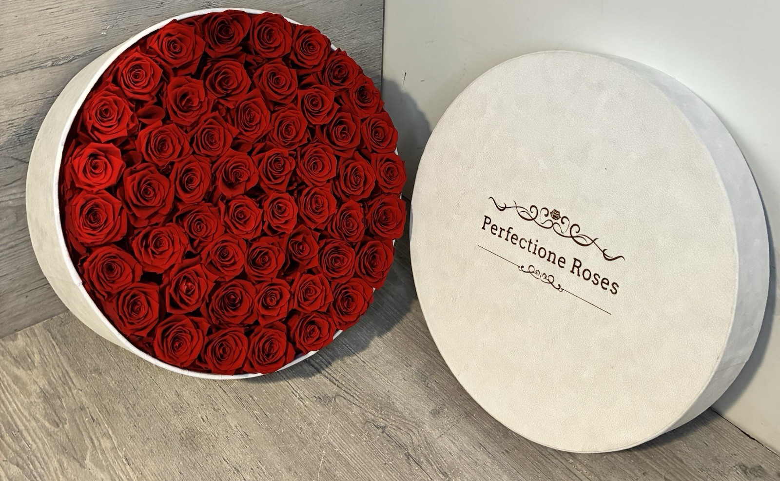 Perfectione Roses 50 Roses in a Box, Mothers Day Bday Roses Last 2-3 Years!