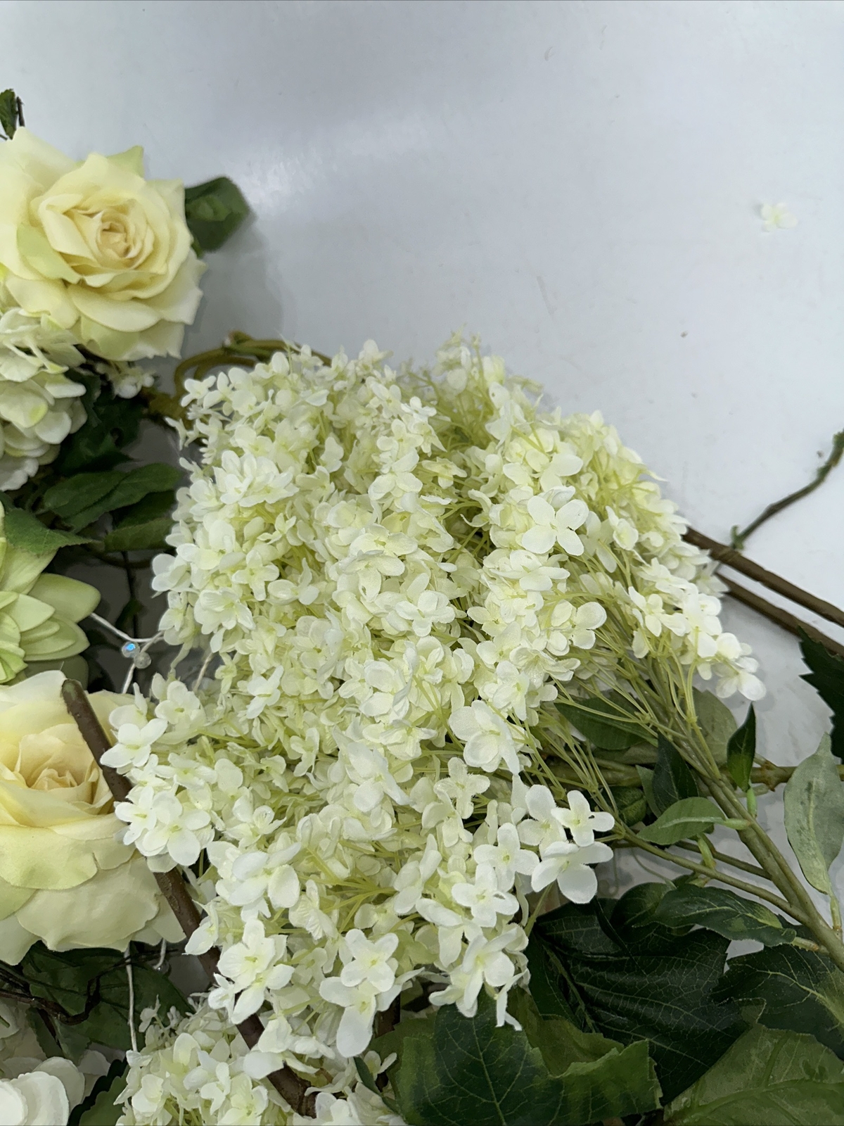 Artificial Flowers Mixed Lot Foliage Leaves Flowers Decor Wedding Party Holiday