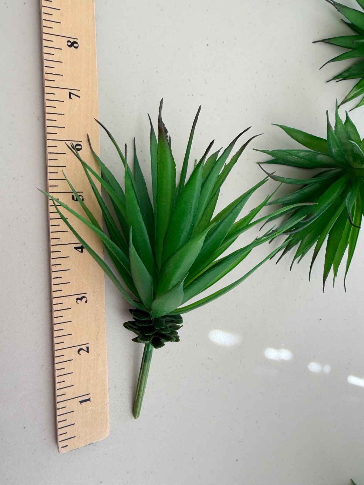 Lot 4 Faux Agave Succulent Plants picks Cactus (Sh17N)