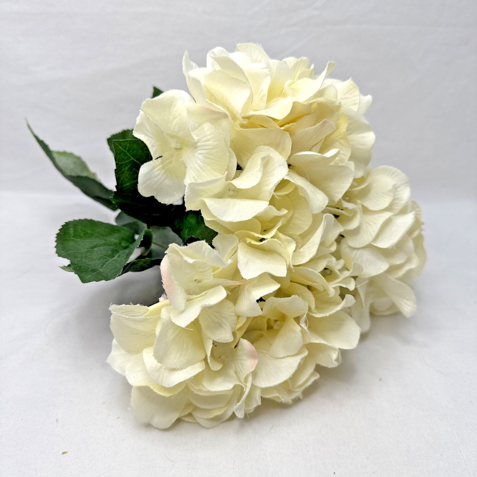 Hydrangea Floral Picks Blue 18” Picks 5” Bloom 3 Stems Artificial Silk