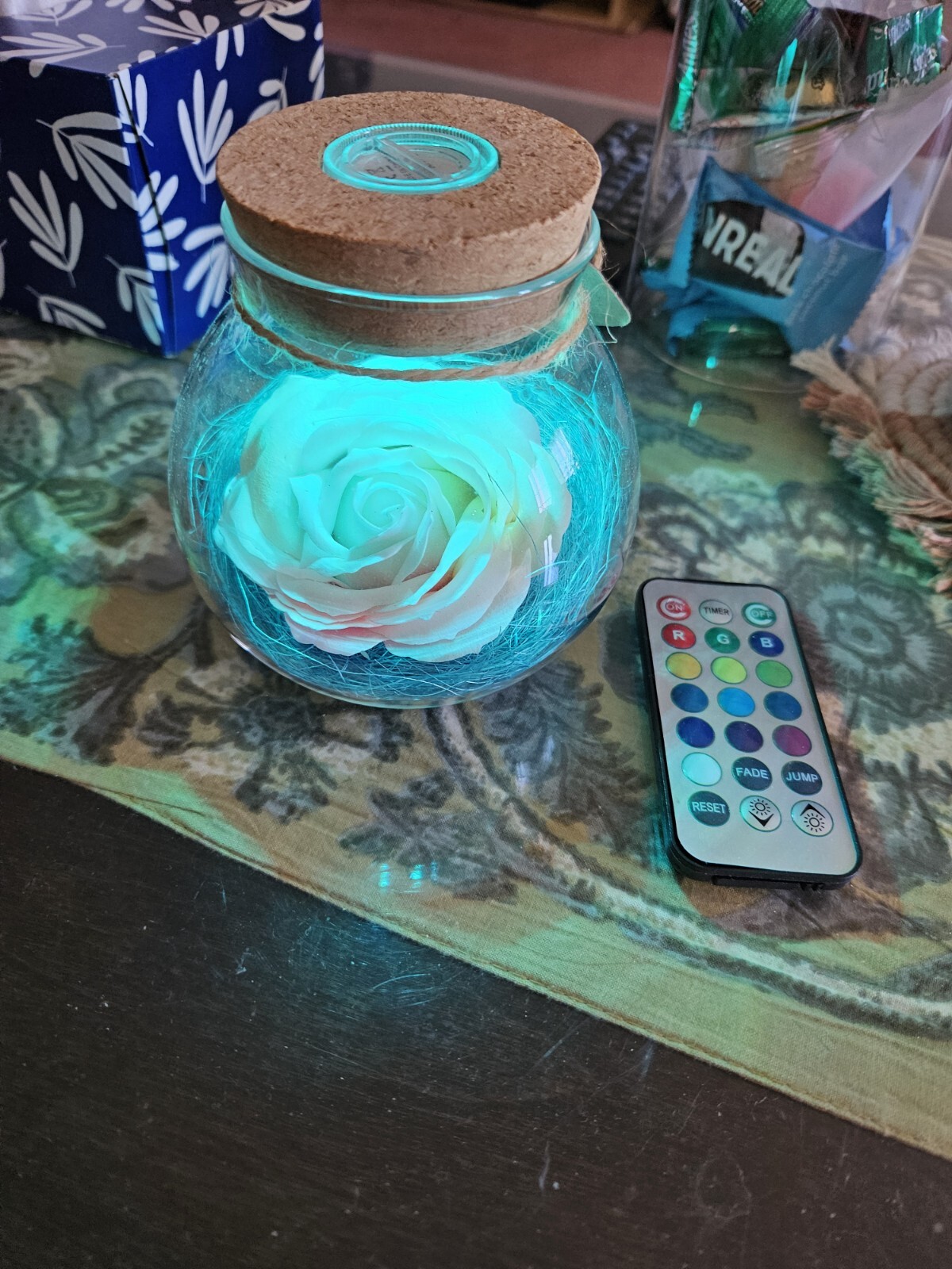 Color Changing Rose Glass