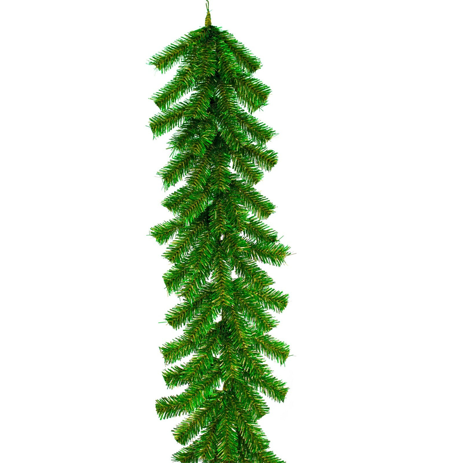 6FT St. Patrick’s Day Brush Garland Green and Gold Firework Tinsel Christmas