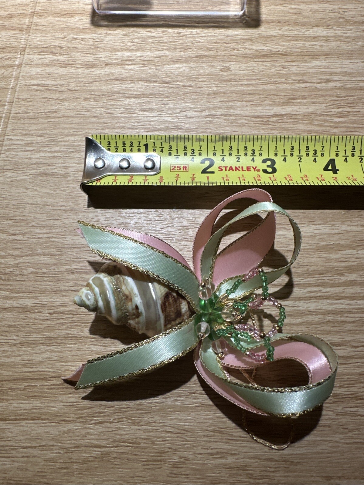 Vintage Conch Seashell Ribbon Corsage Bouquet Decor Beach Wedding Dance Pastel