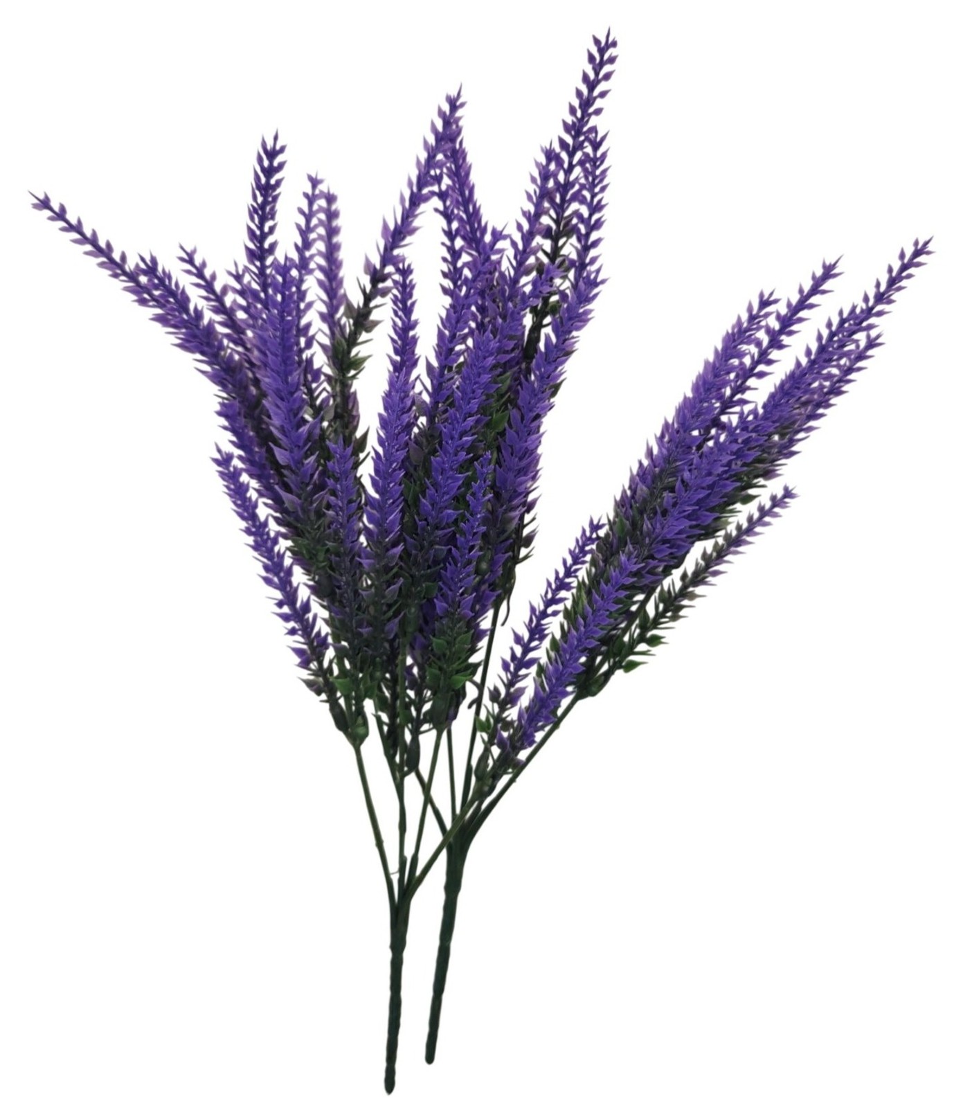 Purple Faux Lavender Stems Artificial Salvia Flowers Faux Greenery Picks French