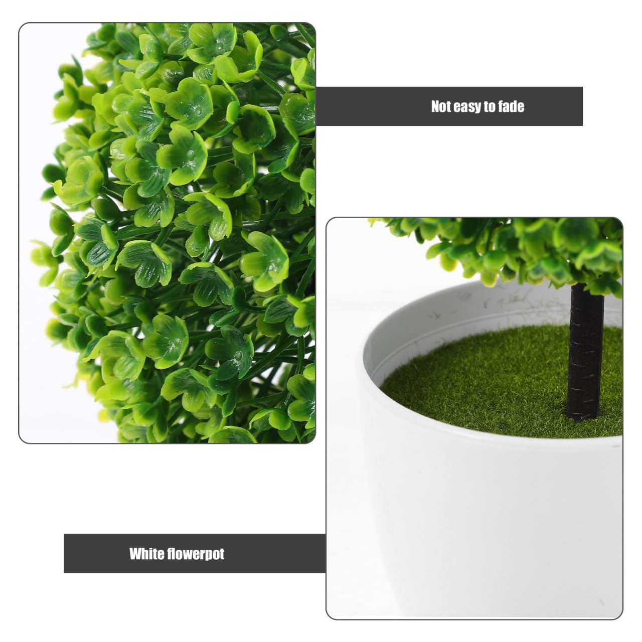 Artificial Plants Ball Simulated Bonsai Decorative Topiary for Home Office Ta…