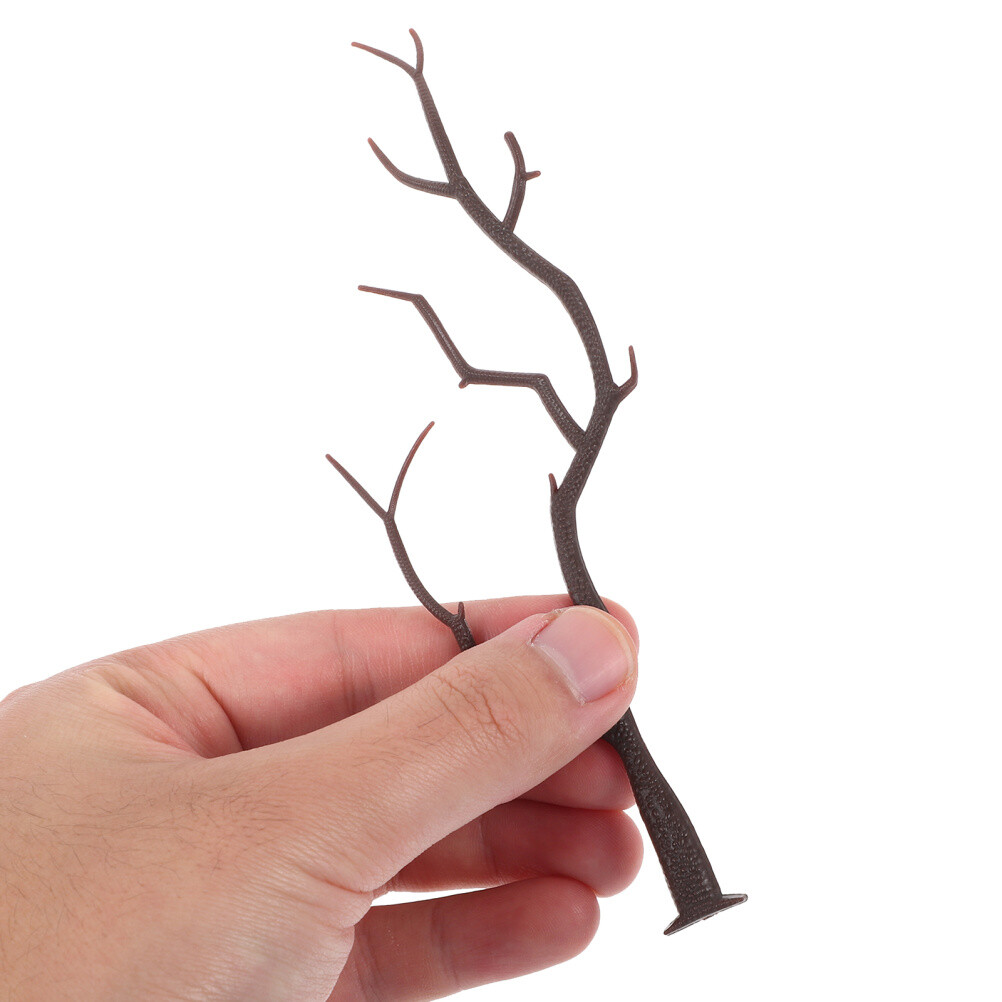 10 Pcs Dry Branch Decor Christmas Embellishment Ornaments Office