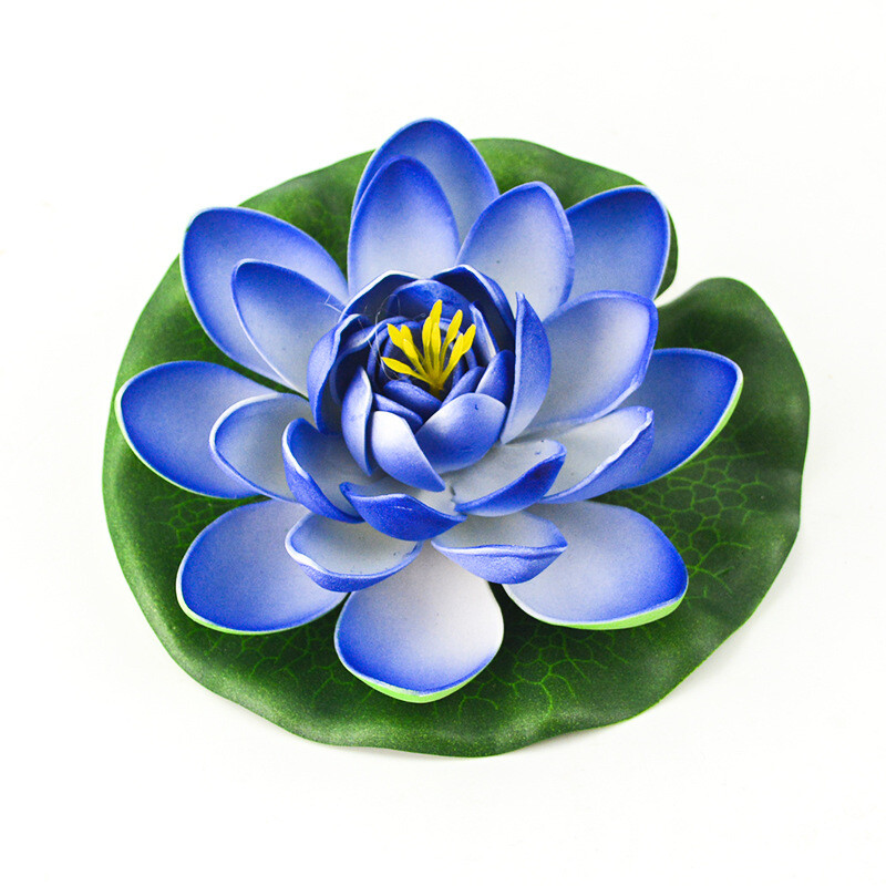 10cm/17cm Simulated Lotus Flower Fake Plant Pond Decor Artificial Water Lily.