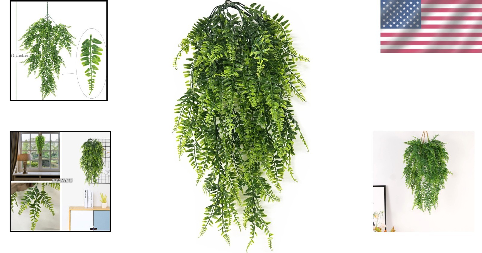 UV Resistant Fake Ivy Vines for Indoor & Outdoor Use – 2 Pcs Lifelike Greenery