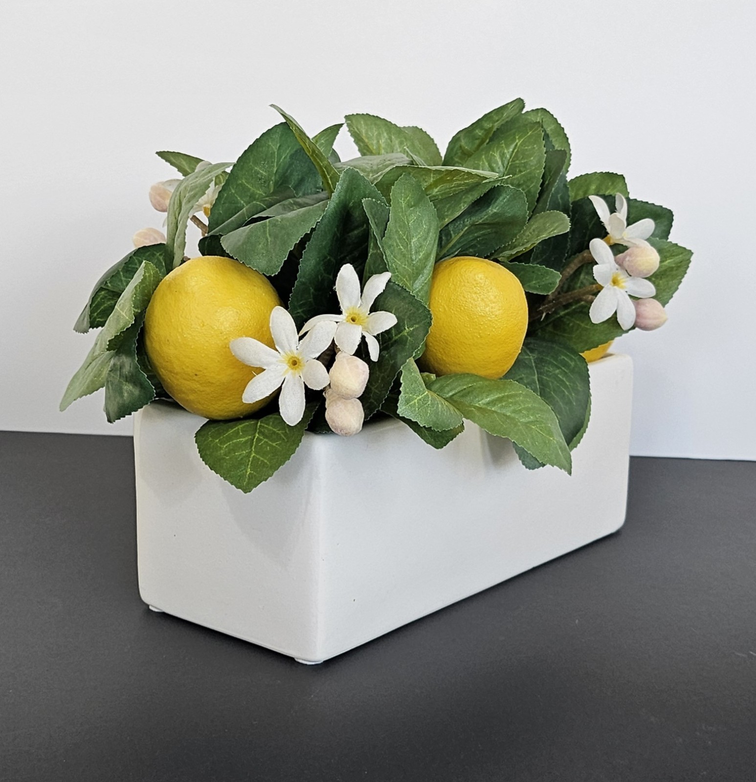 Lemon Tabletop Arrangement Artificial Lemon Threshold Home Decor Centerpiece