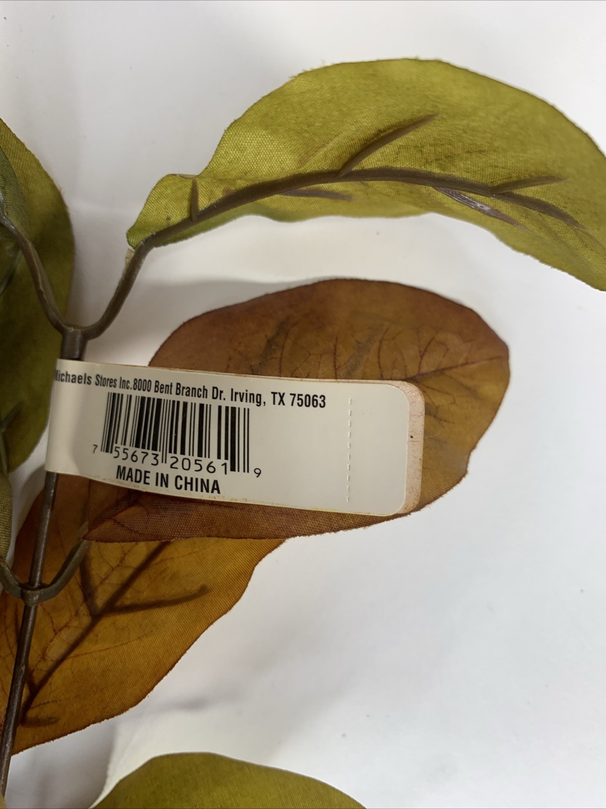 2- BRAND NEW MICHAELS STORES FALL BUSHES 11 STEMS EACH RARE MAGNOLIA