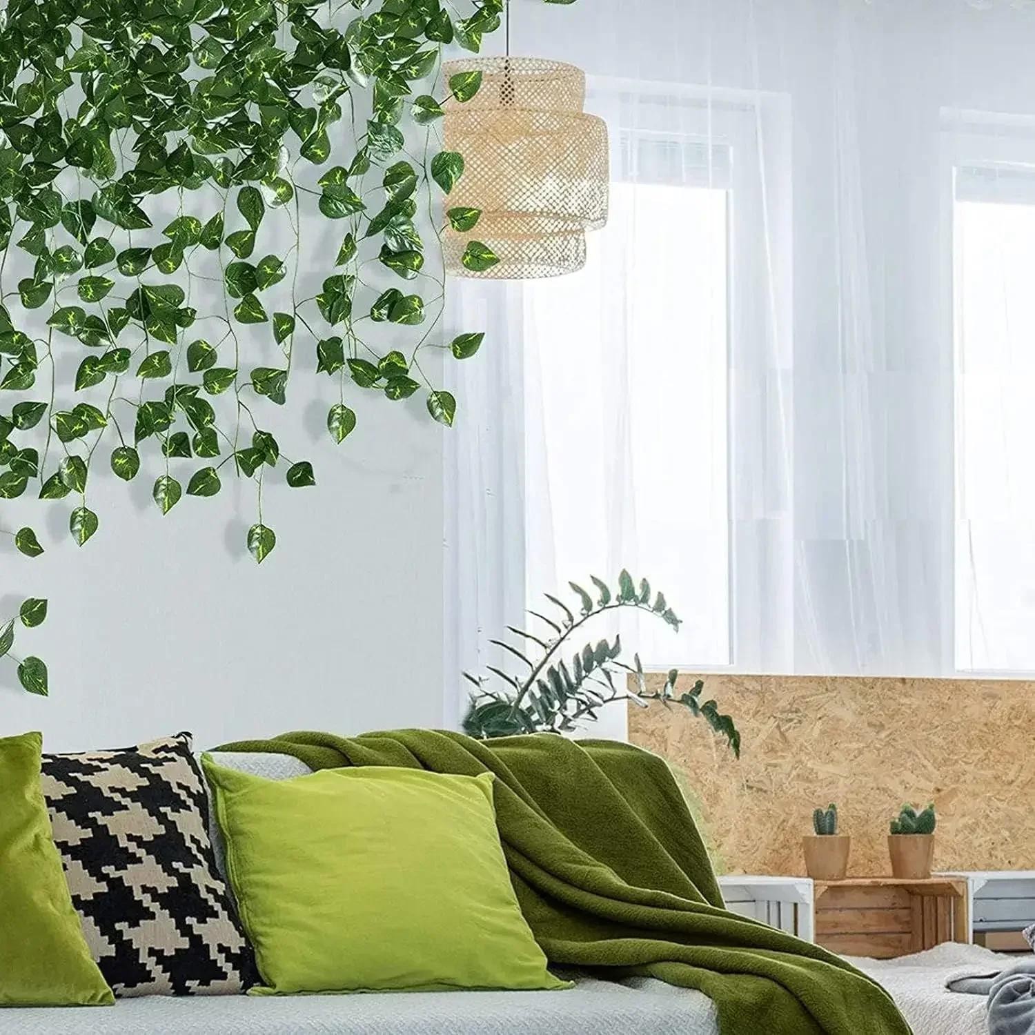 Artificial Ivy Leaf Vine Garland Hanging Fake Plant Home Wedding Decor 🌿