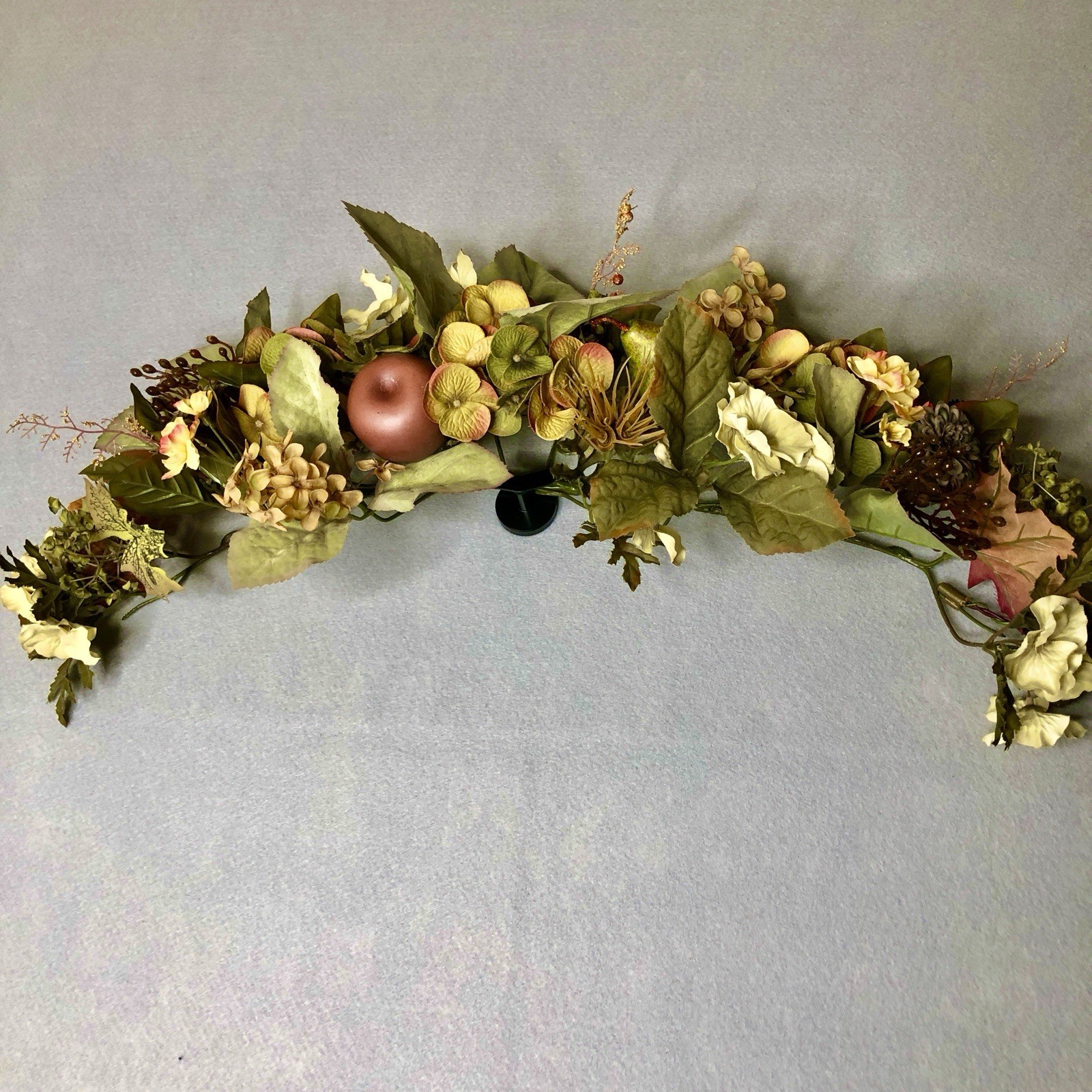 ARCH SWAG Silk Flower Arrangement Floral Garland Archway Transom Cottagecore