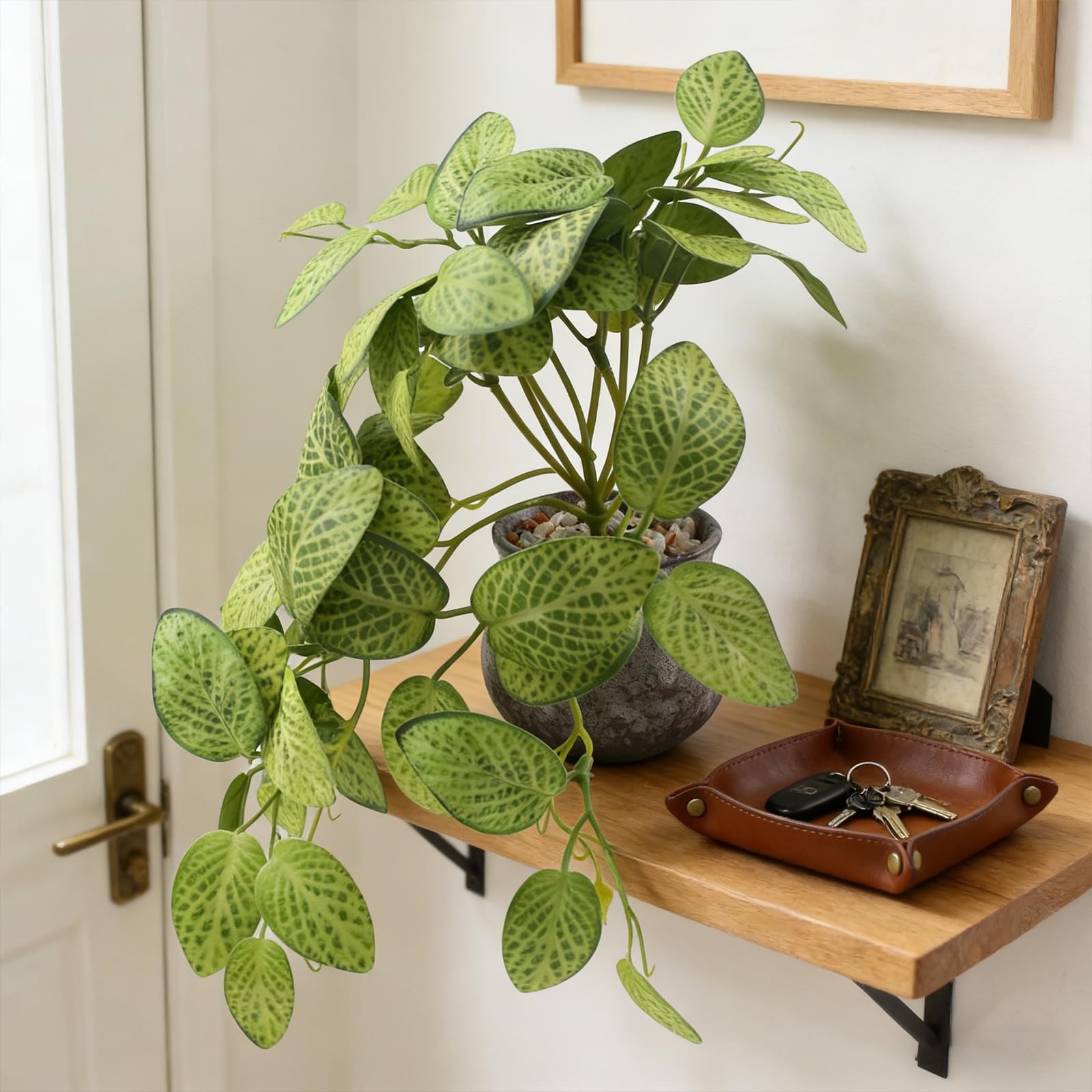 2 Pcs Small Artificial Vines Hanging Plants Fake Ivy Greenery Plants