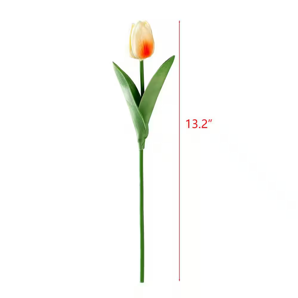 Multi Colors Artificial Tulips, 15-Pack