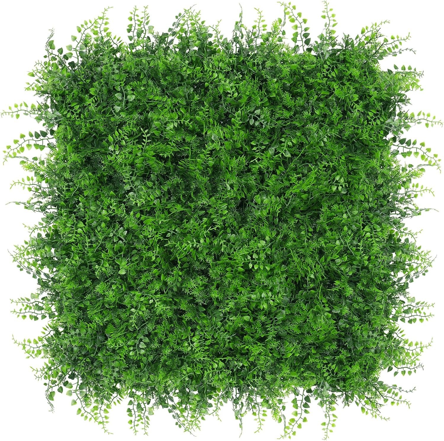Wall Panels, 20”x20” 12pcs Artificial Boxwood Hedge Panels Privacy Screen
