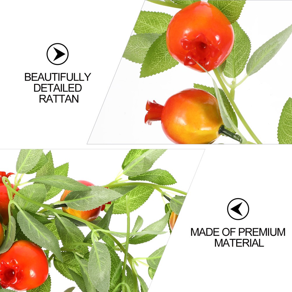 1Pcs Reusable Artificial Silk Stone Vine Suitable for Shelf and Door Decor