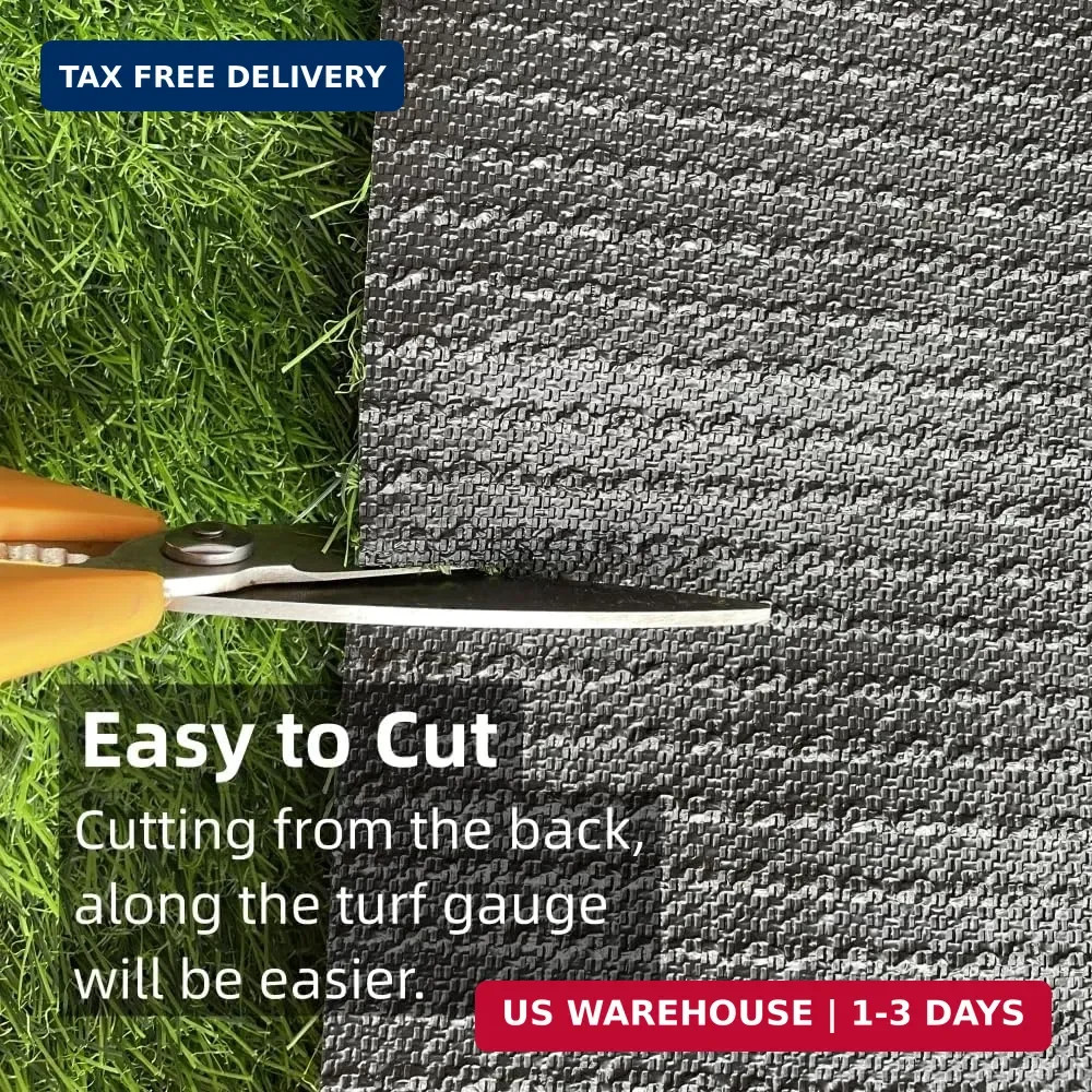 Artificial Grass Rug 1 ft x 3 ft, Synthetic Fake Grass Turf Mat for Party Weddin