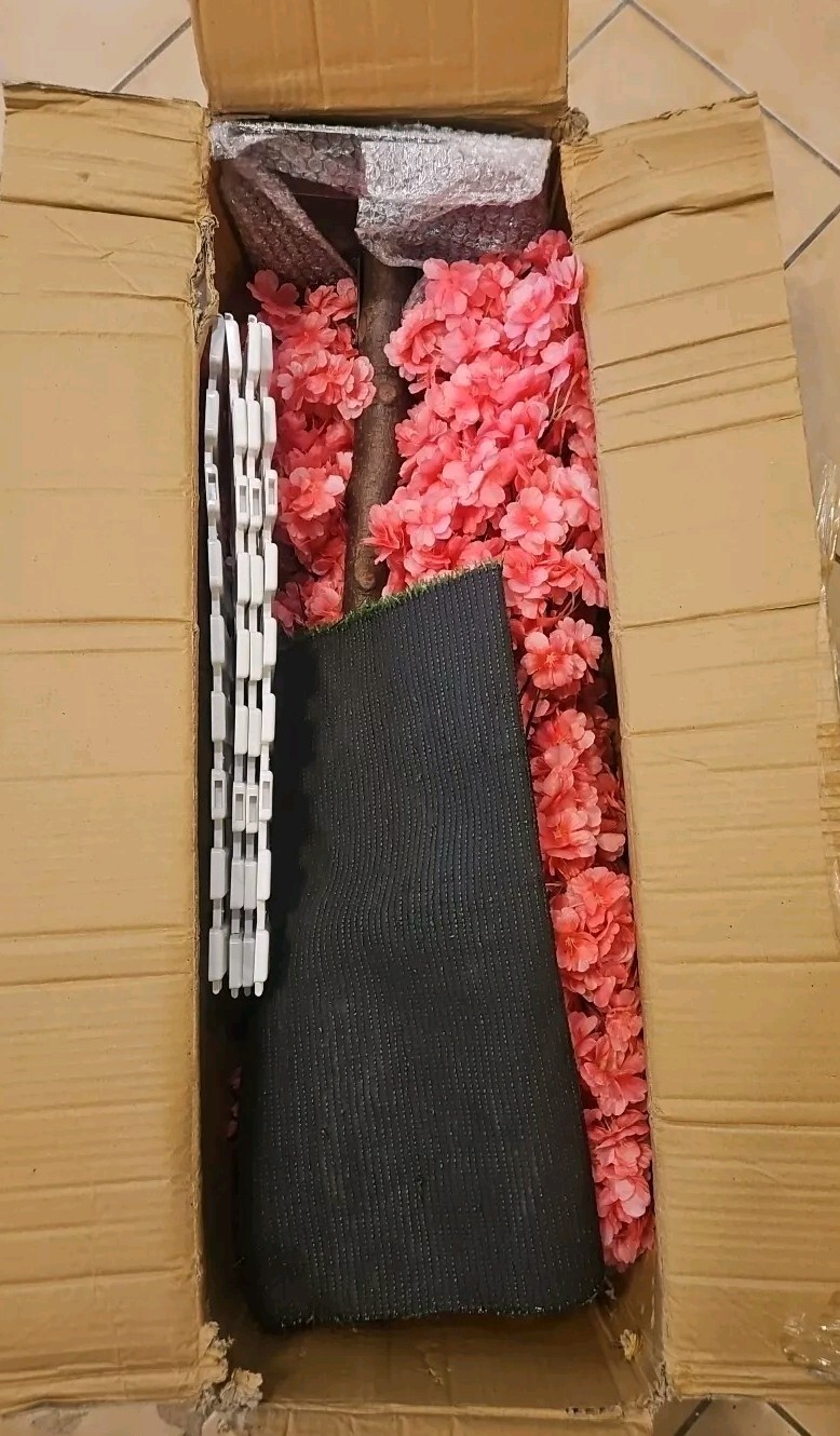 Artificial Cherry Blossom Tree – Handmade Pink Fake Cherry Blossom Tree 5 FT
