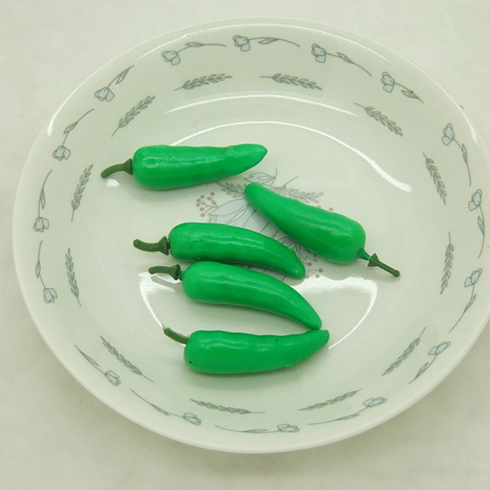 Mixed Style 50pcs Artificial Vegetables Decor for Home Decoration and Teaching