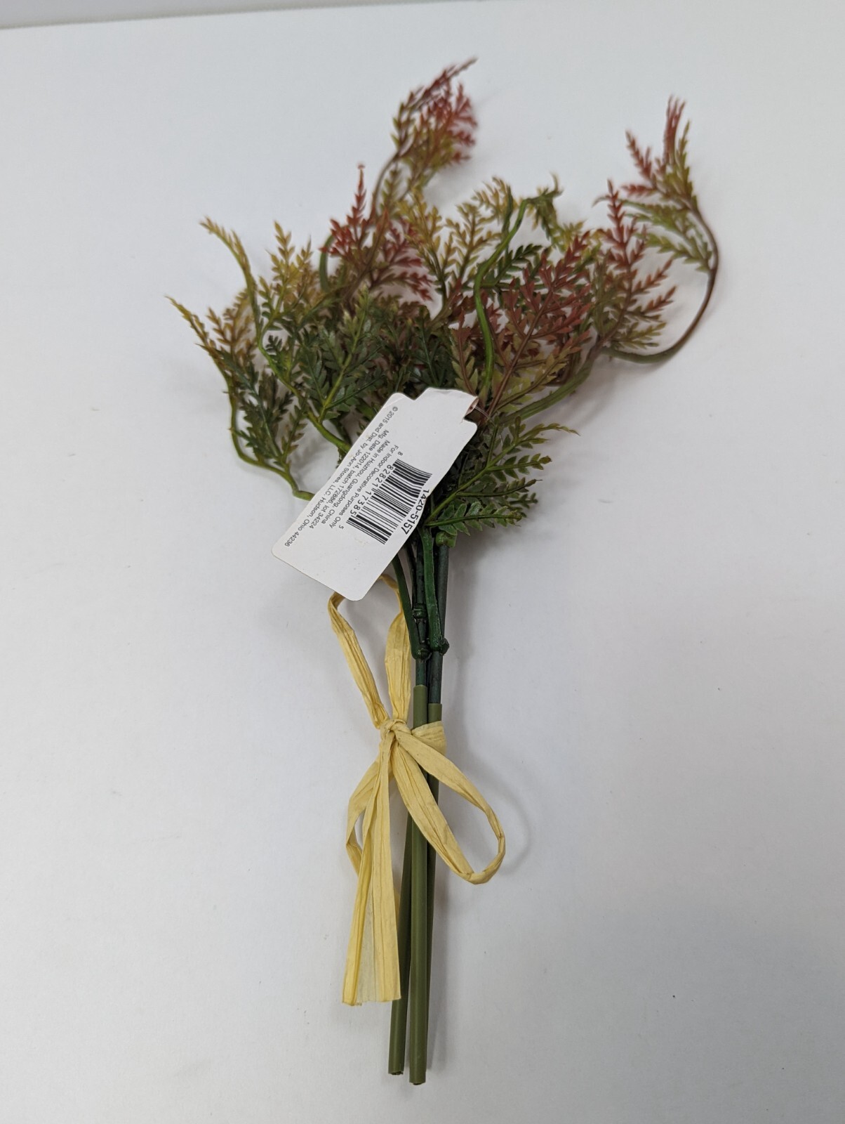 Fall for All Floral Accessory – Fern Stem Cluster – Decorative Floral Stem