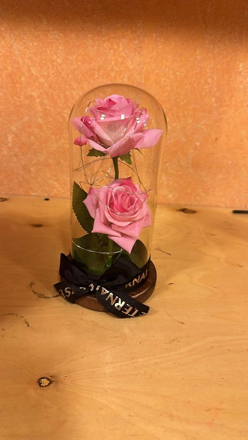 Preserved Rose Gifts for Women Forever Real Rose in Glass Dome Romantice Rose…
