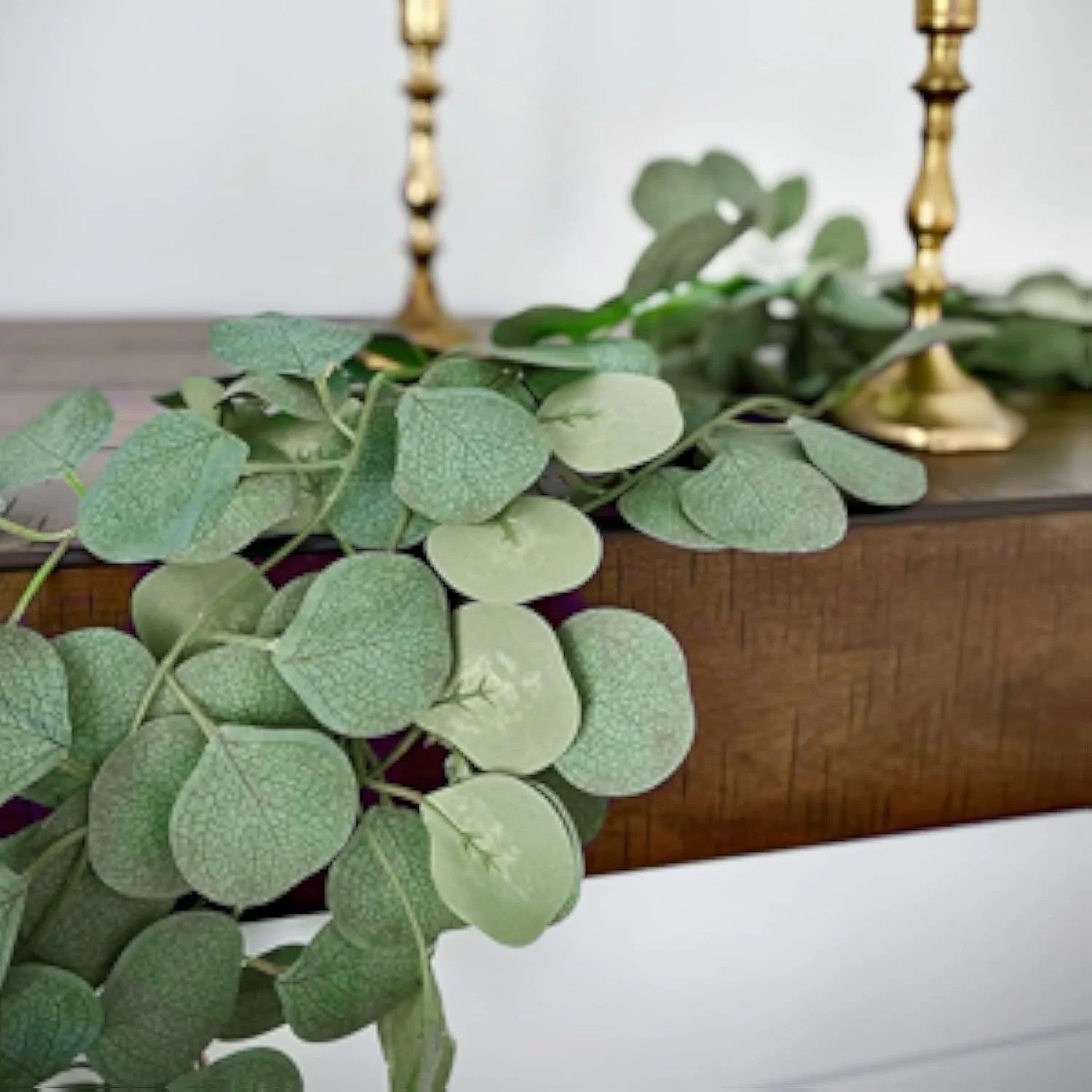 180cm Artificial Eucalyptus Ivy Garland Money Tree Vine Green Home Decor