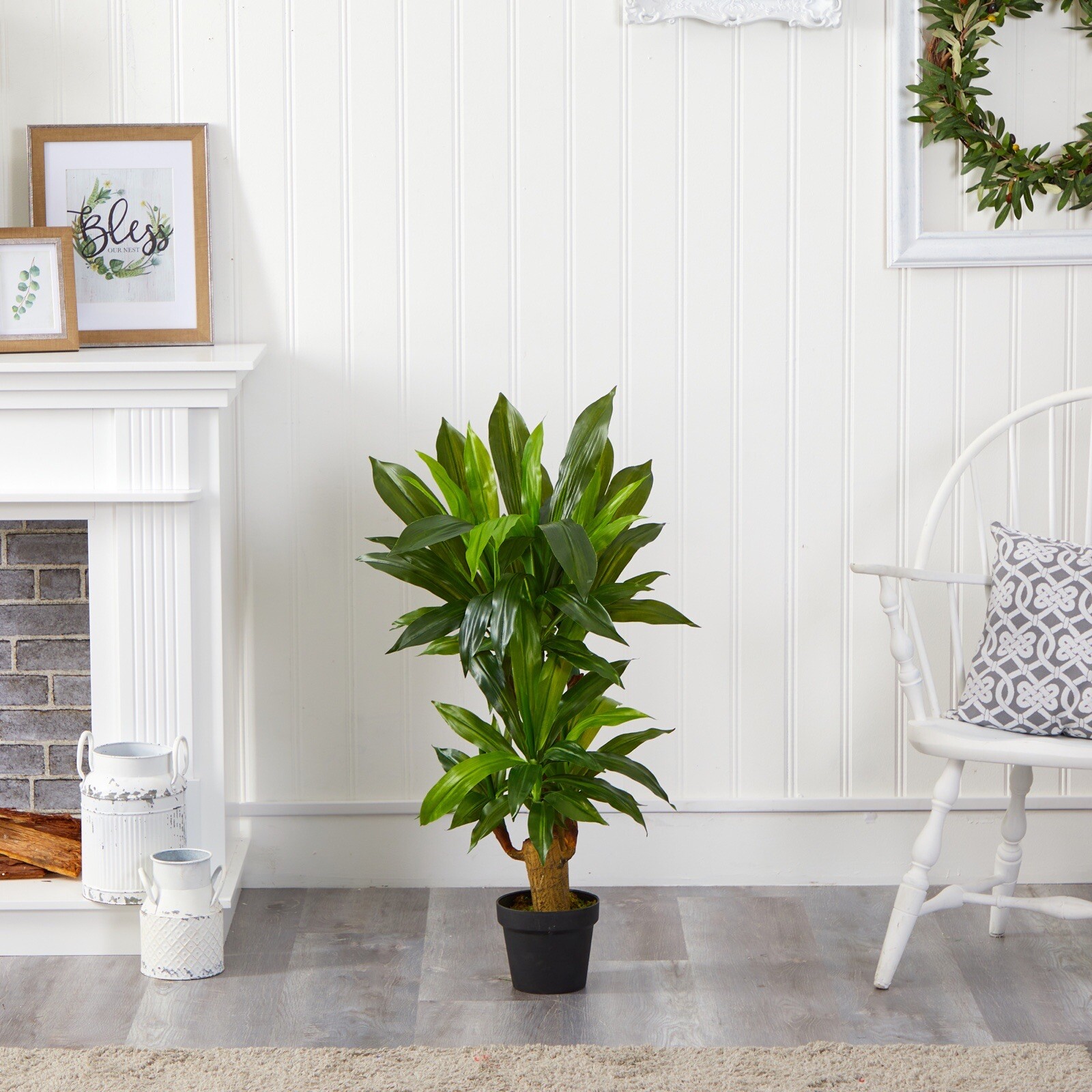 3′ Corn Stalk Dracaena Artificial Plant (Real Touch).