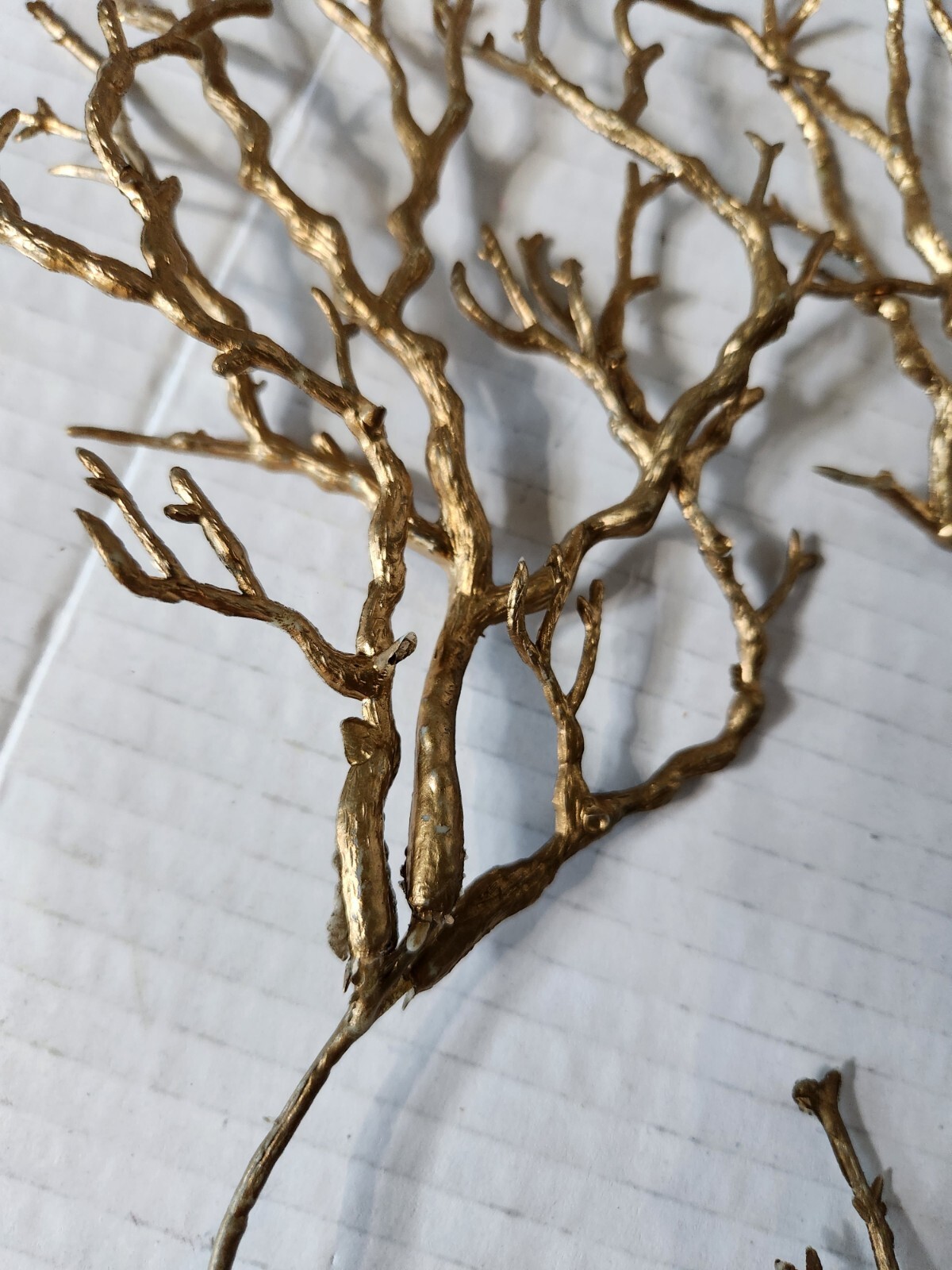 Gold Coral Twig Floral Arrangement Spikes DIY Centerpiece Bouquet Craft Supply