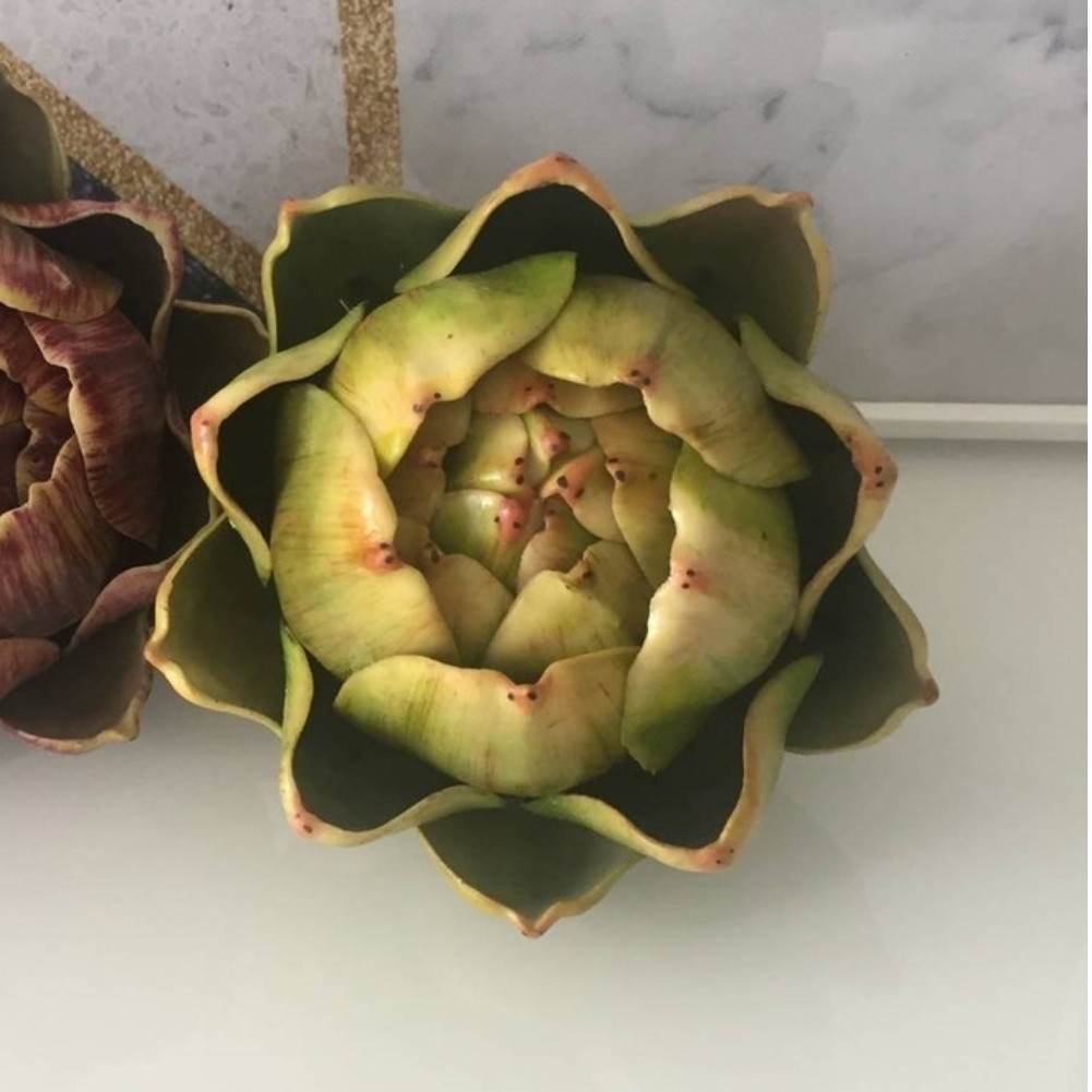 10.5 cm Tall Artificial Artichoke for Wedding Centerpiece For Kitchen Use