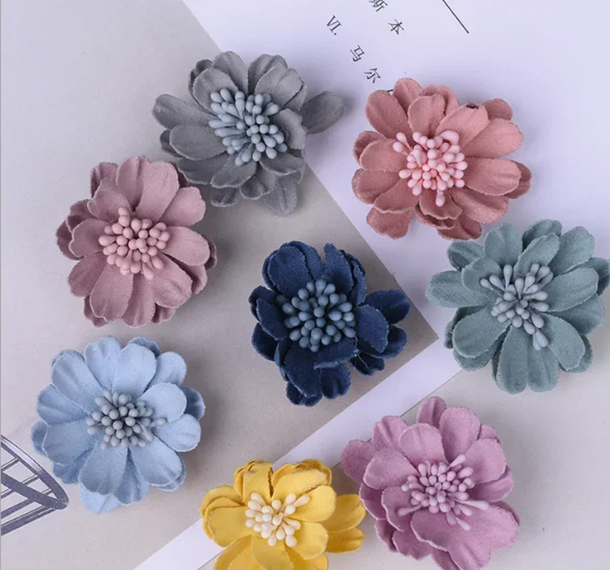 400Pcs 2Mm Moulti Options Artificial Flower Stamen Mini Pearl Floral Pistil for