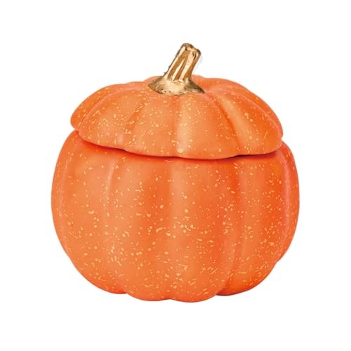 Tokyodo Pumpkin with Lid Orange Φ10 x H10cm HW002400-028from JP