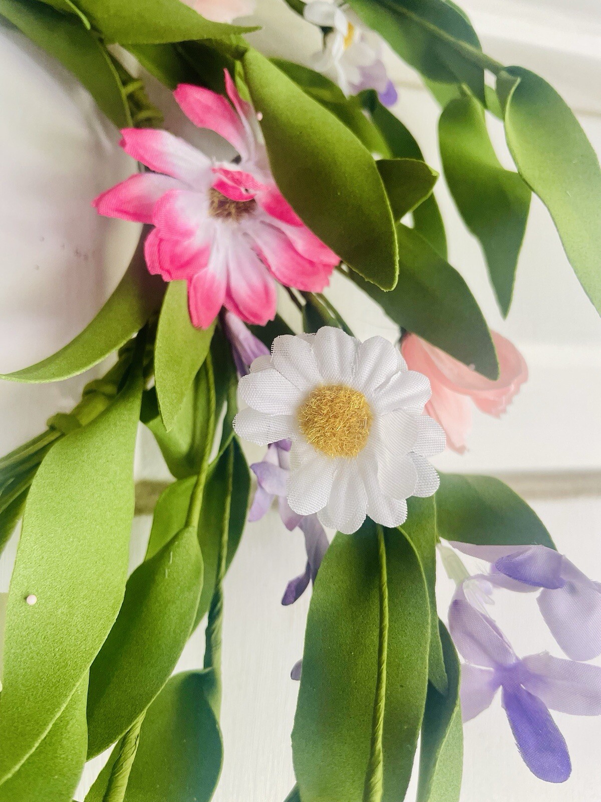 Spring Festival Flower & Herb Small Wreath Floral Greenery Ring