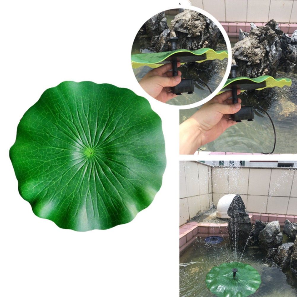 12 Pcs Artificial Lotus Leaves EVA Material for Decorative Party Fish Tank