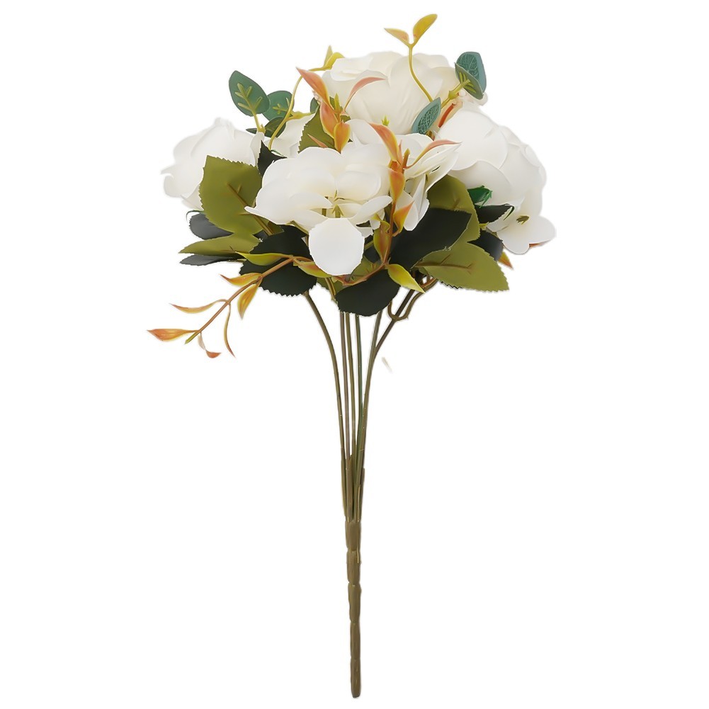 Silk Peony Artificial Flowers Fake Bouquet Wedding Party Decoration UK !