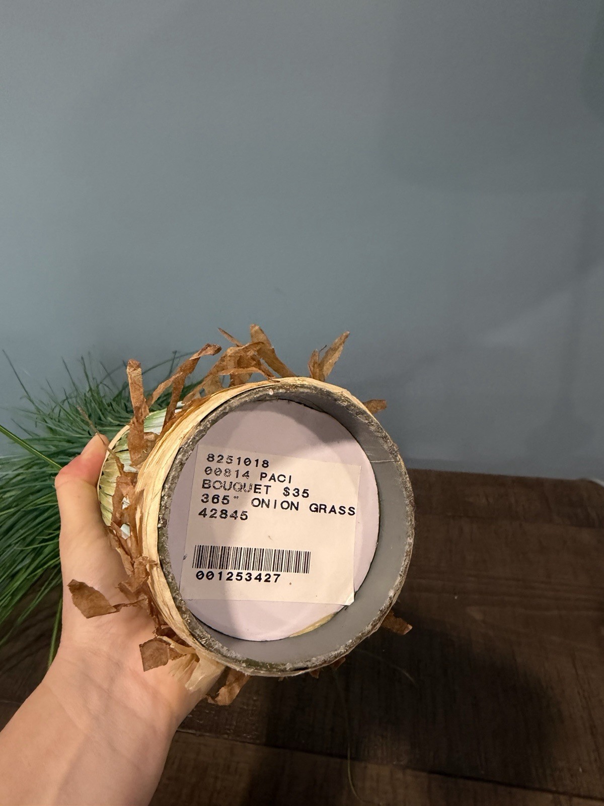 Large 35” Artificial Deorative Onion Grass Bundle Excellent Decor