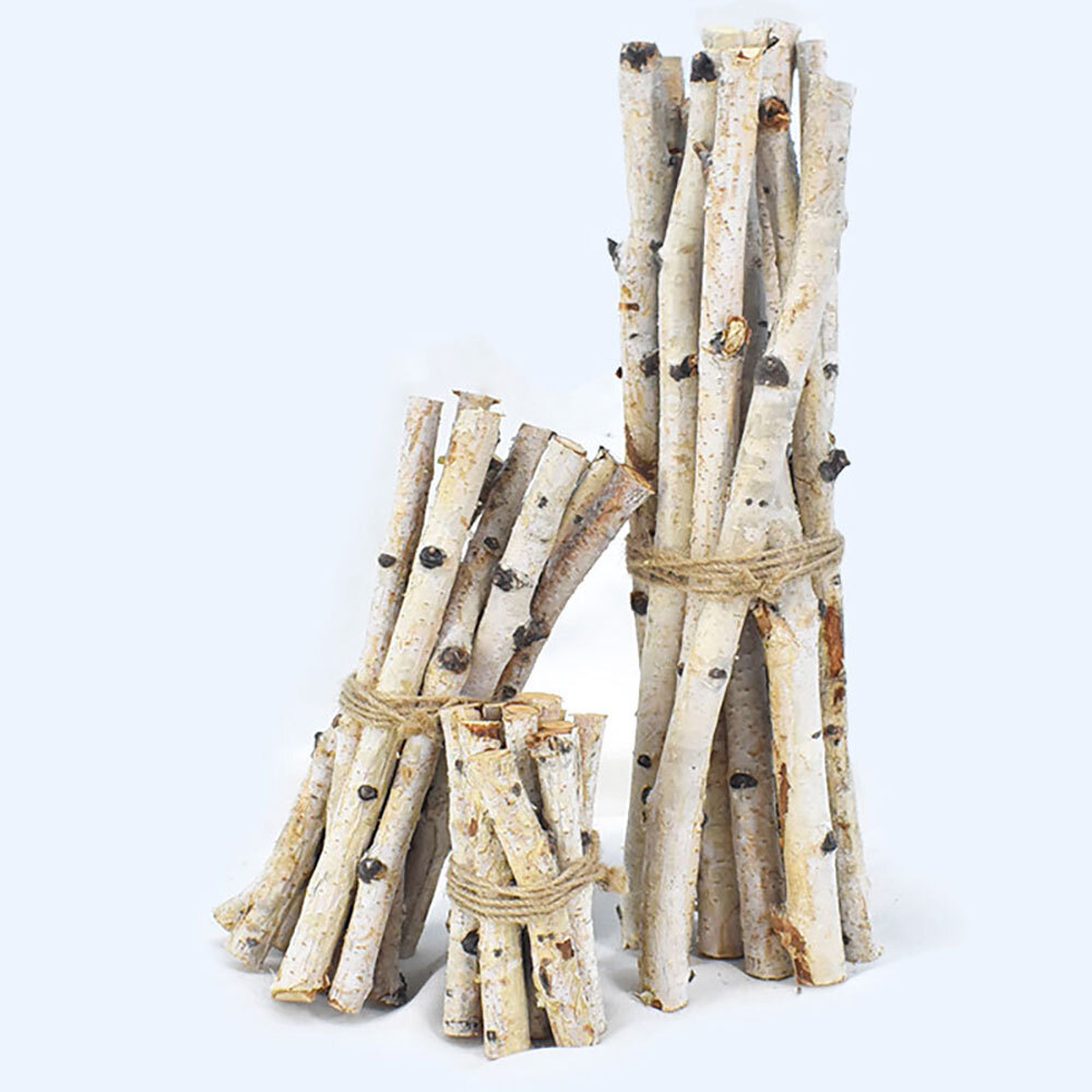 1Pc Natural Dried Tree Branch Birch Stick Flower Home Garden Party Floral Decor