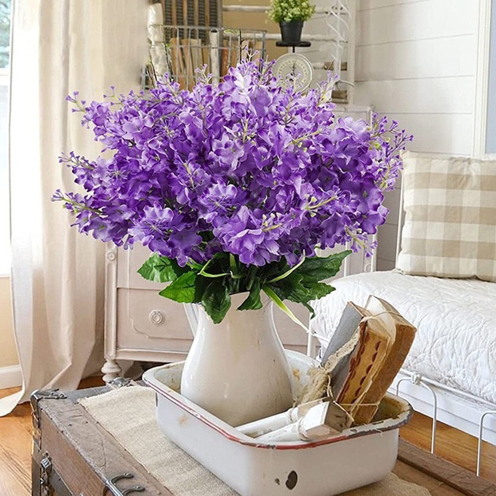 Vibrant Hyacinth Wisteria Artificial Flower for Home and Event Decoration