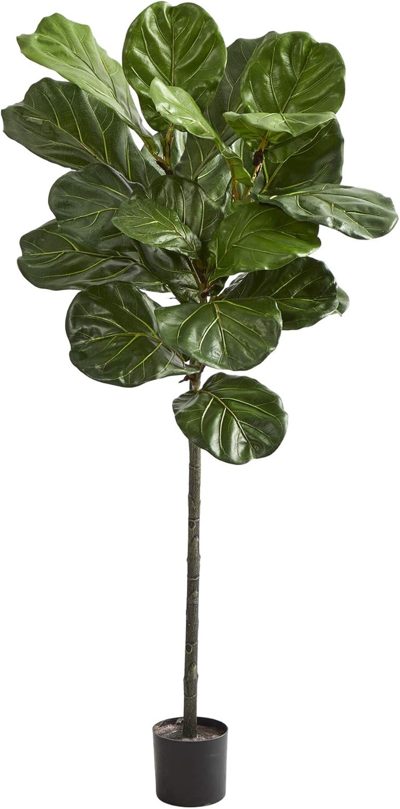 Lifelike 52″ Fiddle Leaf Artificial Tree – Perfect Indoor Home Decor Accent