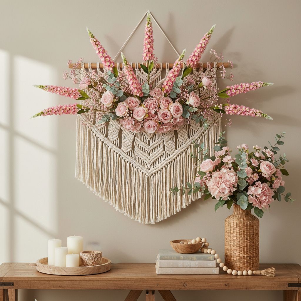 Pink Snapdragon Stems Set of 2 Artificial Larkspur Spike Flowers 26 Inch Faux Fl