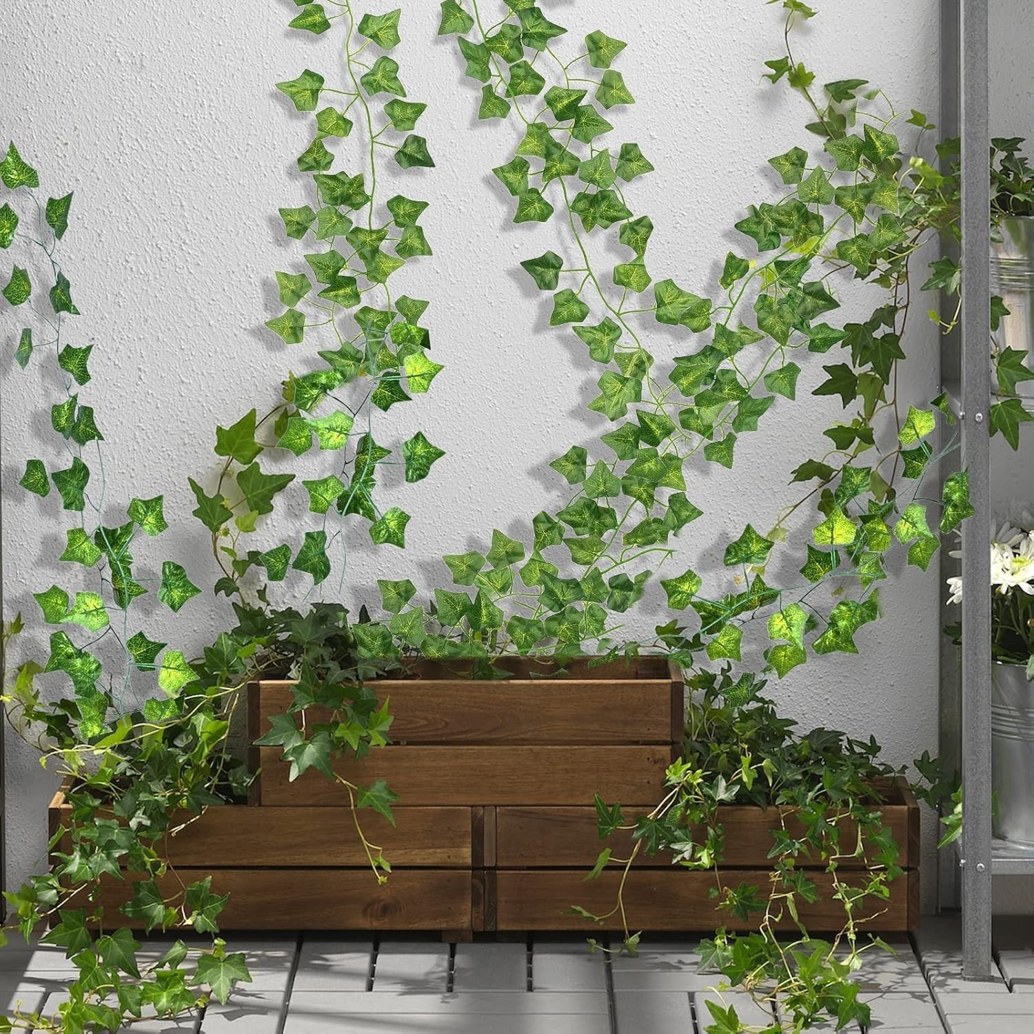 Realistic Artificial Ivy Vines – 12 Pack, Perfect for Parties & Weddings